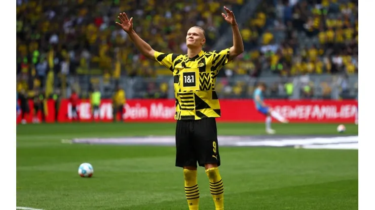 Erling Haaland y su despedida de Borussia Dortmund.