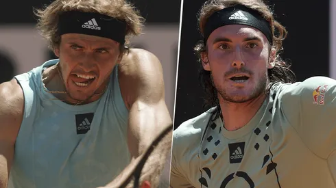 Alexander Zverev vs. Stefanos Tsitsipas por el Masters 1000 de Roma.