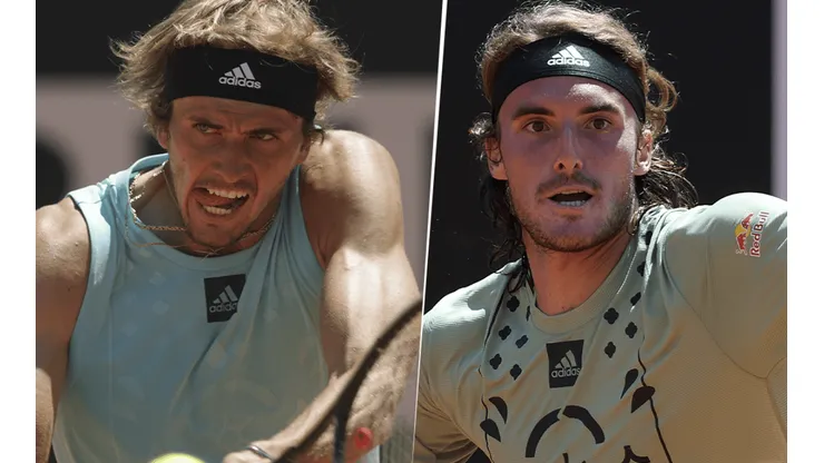 Alexander Zverev vs. Stefanos Tsitsipas por el Masters 1000 de Roma.