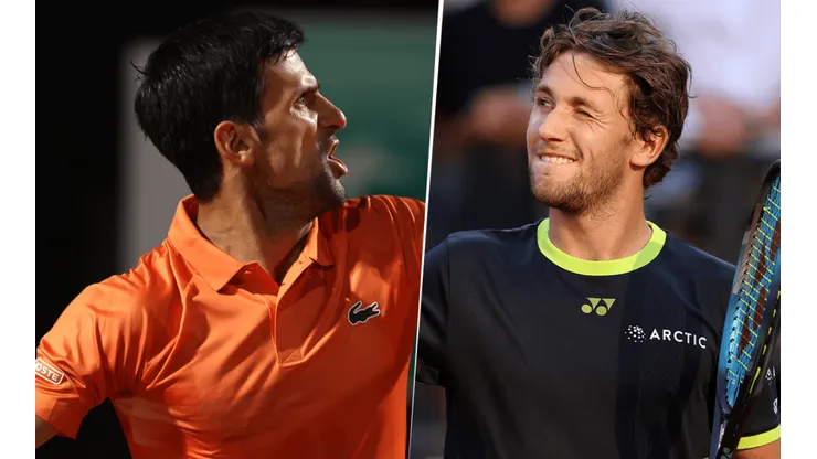 Novak Djokovic vs. Casper Ruud por la Semifinal del Masters 1000 de Roma