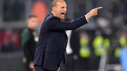 Allegri en dirección de Juventus.