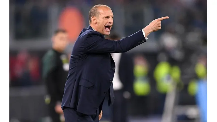 Allegri en dirección de Juventus.