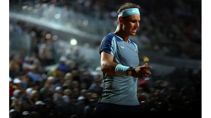 Rafa Nadal anoche en Roma.