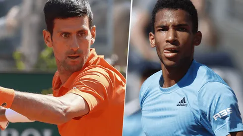 Novak Djokovic vs. Félix Auger-Aliassime por el Masters 1000 de Roma.