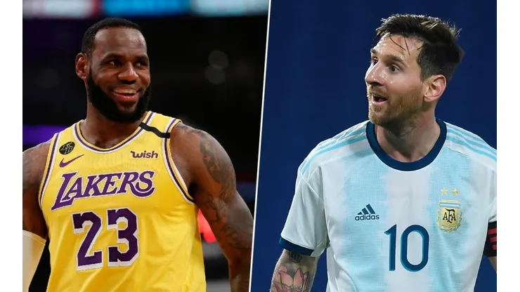 LeBron James y Lionel Messi, en la cima de la lista.