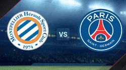 Montpellier vs. PSG por la Ligue 1 de Francia.