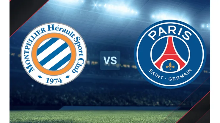 Montpellier vs. PSG por la Ligue 1 de Francia.