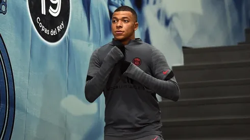 Kylian Mbappé en el Santiago Bernabéu.