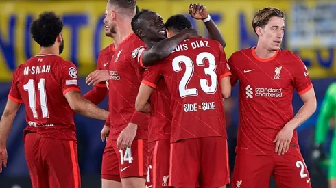 Jugadores del Liverpool.