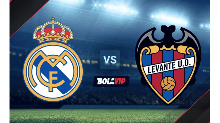 Real Madrid vs. Levante por La Liga de España.