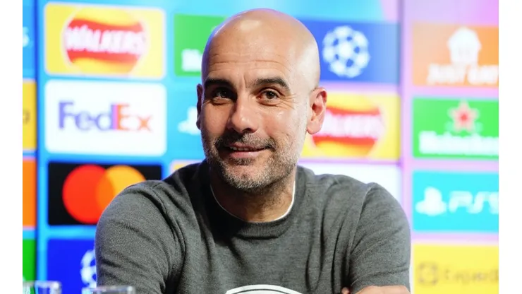 Guardiola se refiere al fichaje de Haaland con Manchester City.