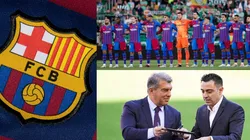 Fútbol Club Barcelona, Joan Laporta y Xavi Hernández.