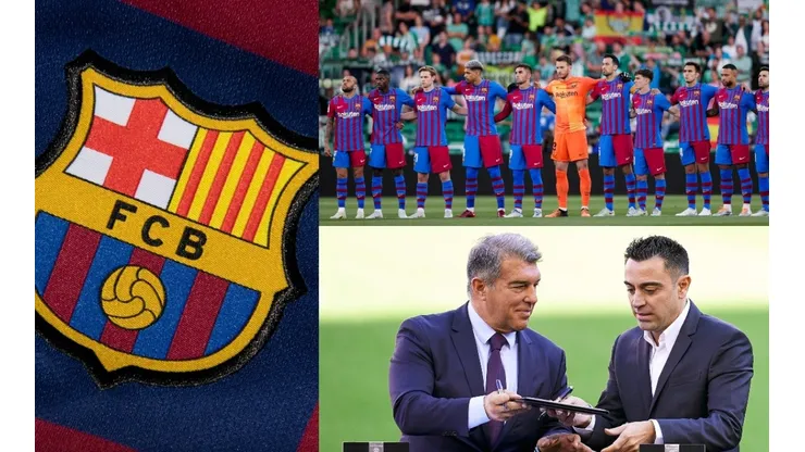 Fútbol Club Barcelona, Joan Laporta y Xavi Hernández.