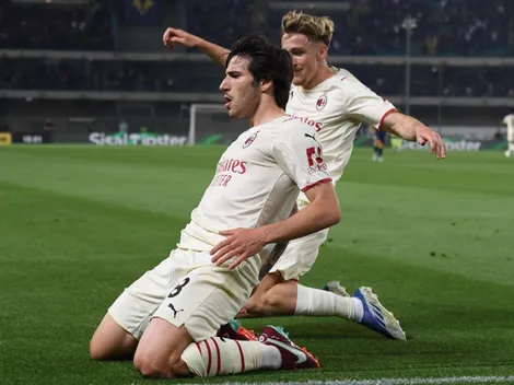 Tonali intratable: AC Milan cumplió ante Hellas Verona y sueña con el título