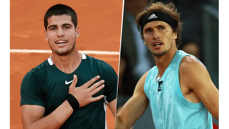 Carlos Alcaraz vs Alexander Zverev por la Final del Masters 1000 de Madrid