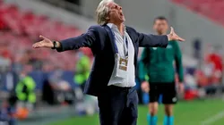 Jorge Jesús en dirección técnica.