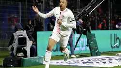 Mbappé en acción con PSG.