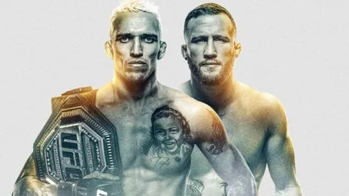Oliveira vs. Gaethje por el UFC 274 (Foto: Twitter UFC Español)
