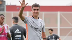Dybala en entrenamiento de Juventus.