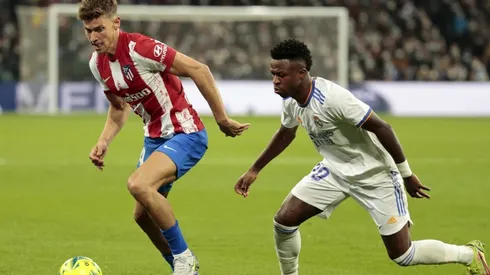 Imágenes del último derbi de Madrid.