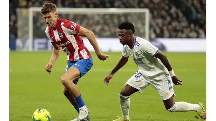 Imágenes del último derbi de Madrid.
