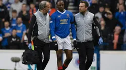 Joe Aribo tuvo que salir el primer tiempo.