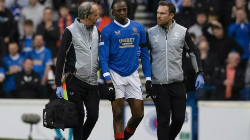 Joe Aribo tuvo que salir el primer tiempo.