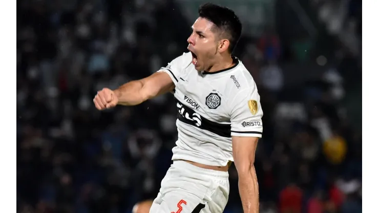 Saúl Salcedo, el autor del gol de Olimpia.
