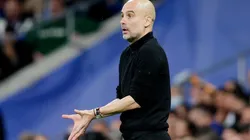 Guardiola en dirección de Manchester City.