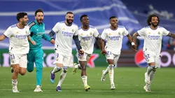 Festejo de Real Madrid.