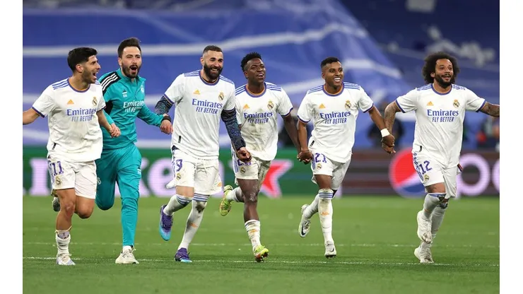 Festejo de Real Madrid.