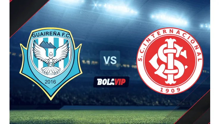 Guaireña vs. Internacional por la Copa Sudamericana.