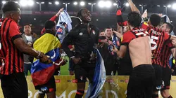 Celebración de Bournemouth.