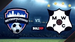 Metropolitanos vs. Wanderers por la Copa Sudamericana.