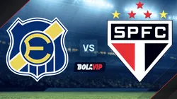 Everton vs. Sao Paulo por la Copa Sudamericana.