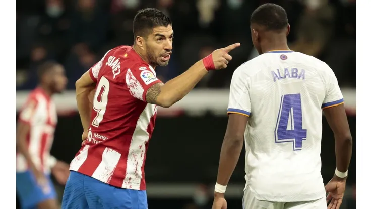 Imágenes del último derbi de Madrid.