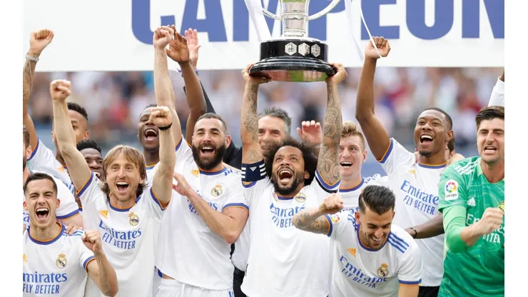 Real Madrid se coronó campeón de La Liga de España en la fecha 34