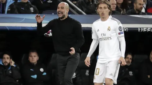 Guardiola en el Bernabéu