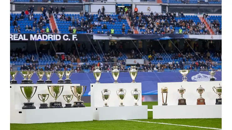 Una vitrina de trofeos que crece año a año en el Real Madrid (Foto: Getty Images).