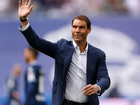 Nadal se sumó a la fiesta en el Santiago Bernabeú