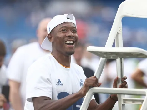 Volvió la silla de David Alaba: Real Madrid recuperó su festejo viral