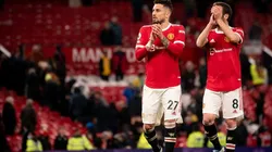 Manchester United en reciente partido.