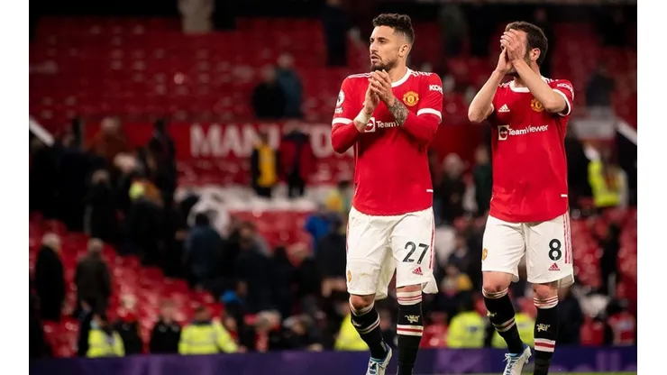 Manchester United en reciente partido.