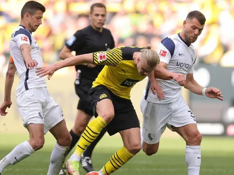 Triplete de Haaland que no suma, fue triunfo del Bochum