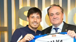 David Silva en su imagen de renovación.