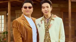 PSY y Suga se juntan por primera vez.