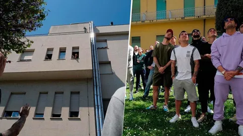 Momento de los jugadores con su DT.