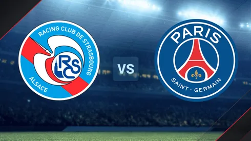Racing de Estrasburgo vs. PSG por la Ligue 1 de Francia.