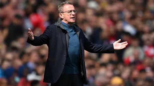 Ralf Rangnick, entrenador del Manchester United.
