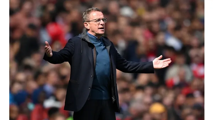 Ralf Rangnick, entrenador del Manchester United.